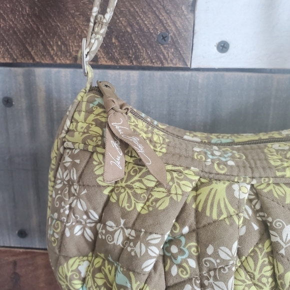 Vera Bradley Retired Spring 2010 Sittin' In A Tree' Quilted Crossbody Bag Purse - Picture 6 of 12